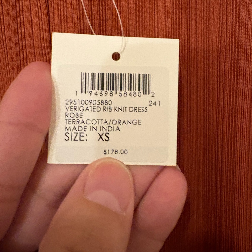 NWT - CLUB MONACO Women's Verigated Rib Knit Dress - Picture 11 of 12